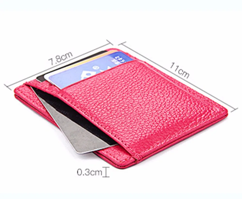 

Artmi Crad Holder RFID Blocking Card Bag Unisex Genuine Leather Card Wallet
