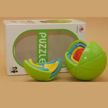 Новая Игрушка-Головоломка Мяч 3D Интеллектуальной Мяч Лабиринт Детские Игрушки Трехмерная Головоломка Сборки Игрушек(21 ШТ