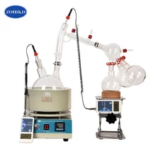Laboratory Equipment 2L Short Path Distillation Chemistry Lab Distillation Economic Short Path Distillation huaou 250ml gas generator kipps apparatus with safe funnel stopcock rubber stopper laboratory chemistry equipment
