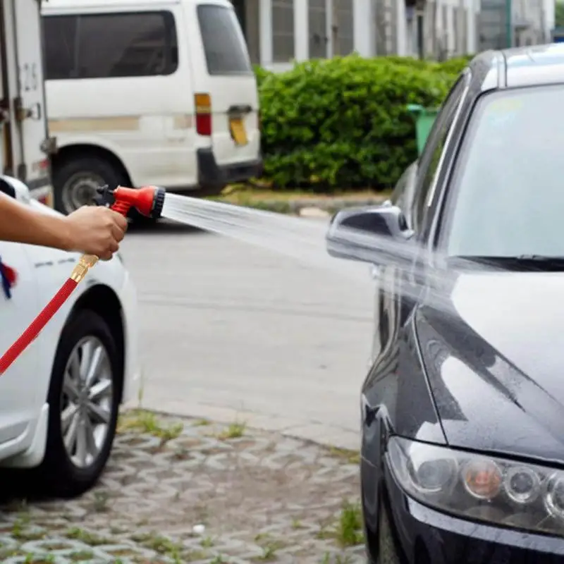 Telescopic Water Pipe Multi-function Car High-pressure Car Wash Water Gun Garden Gardening Watering Pipe Red Spray Gun Suit Telescopic Water Pipe Multi-function Car High-pressure Car Wash Water Gun Garden Gardening Watering Pipe Red Spray Gun Suit
