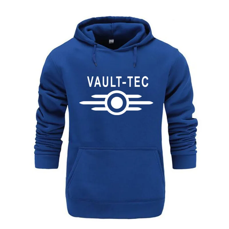 Осень и зима бренда Vault Tec Логотип Игровой видео игра Fallout 2 3 4 Повседневное одежда толстовки Для мужчин Vault-Tec Толстовка