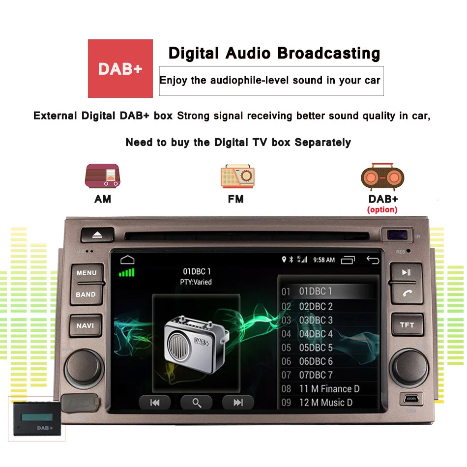 Discount Android 9.0 Car DVD Player GPS Glonass Navigation Tape Recorder For Hyundai Azera 2005 2006 2007-2011 Auto Radio Audio Stereo 3