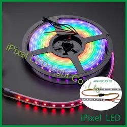 DC5V 60LED APA102 Гибкий Цифровой Pixel 60leds Светодиодная лента