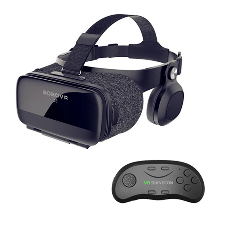 Bobovr Z5 wave VR трехмерная Виртуальная реальность gerceklik подходящая гарнитура Google cardboard Шлем goggle Объектив шлем 3D mo - Цвет: Bundle 4