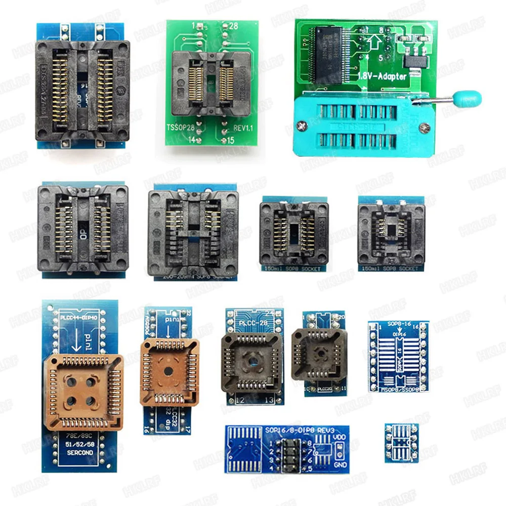 XGECU лучшее качество TL866ii плюс программист+ 26 адаптеров поддержка MCU AVR EEPROM EPROM 27 28 29 37 39 49 50 серии чипы и сом