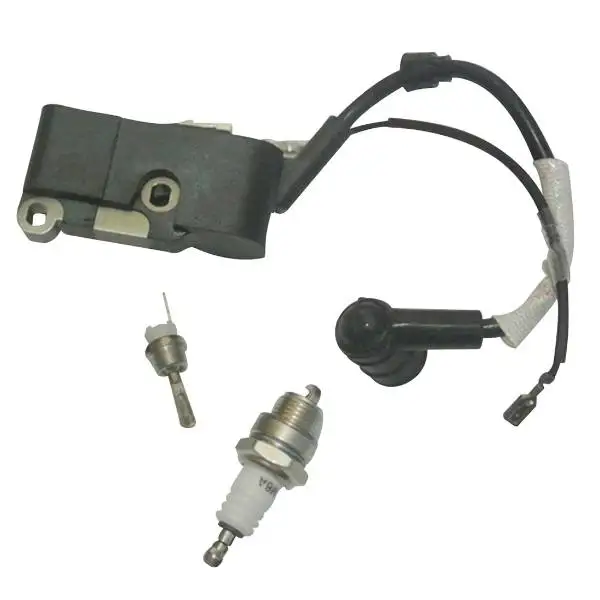 Ignition Coil Start Stop Switch Spark Plug Kit For Chinese 4500 5200 5800 45cc