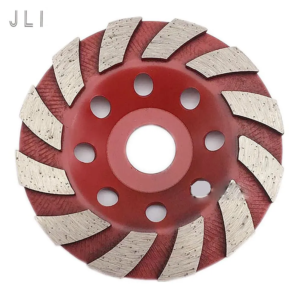 JLI Diamond Grinding Wheel 4 inch 100mm Segment Grinding Disc Wheel Bowl Shape Grinding Cup