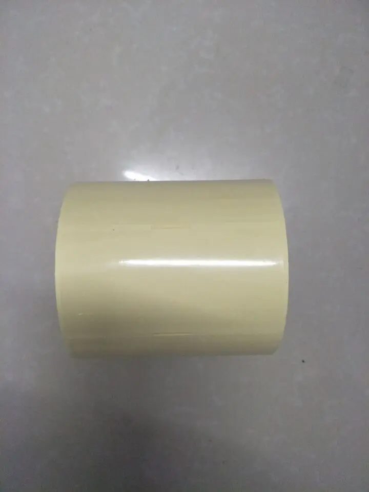 

free shipping Transparent roll of self-adhesive labels bar code paper seal transparent PVC bottles labelsticker