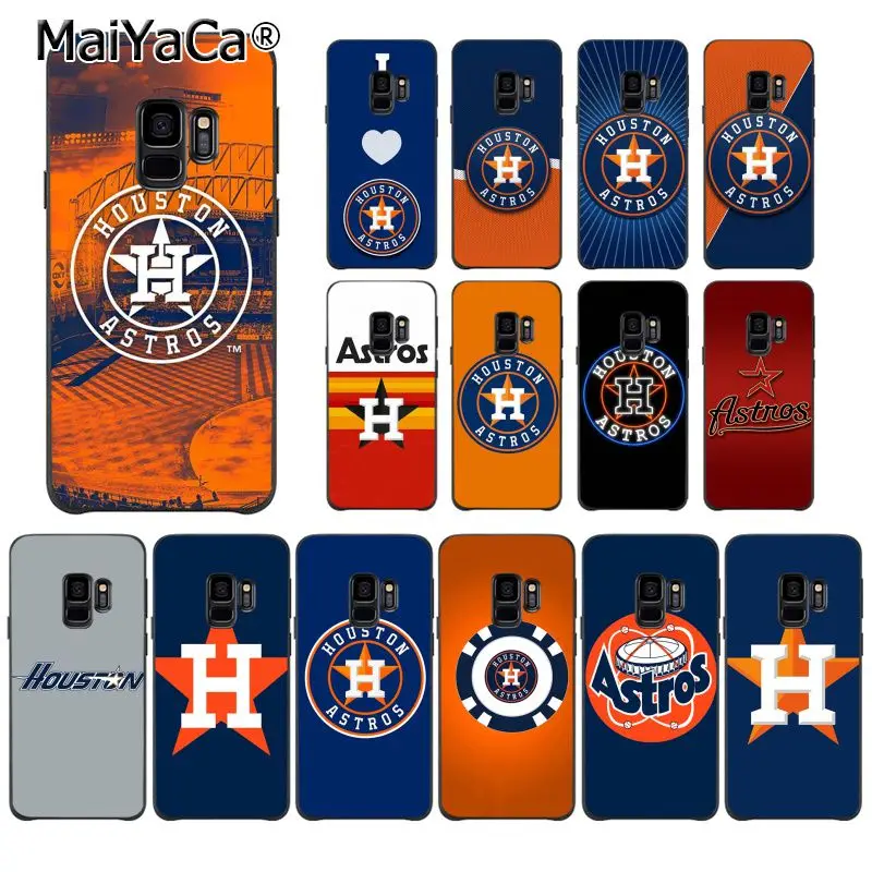 

MaiYaCa Houston Astros Customer High Quality Phone Case for Samsung S9 S9 plus S5 S6 S6edge S6plus S7 S7edge S8 S8plus