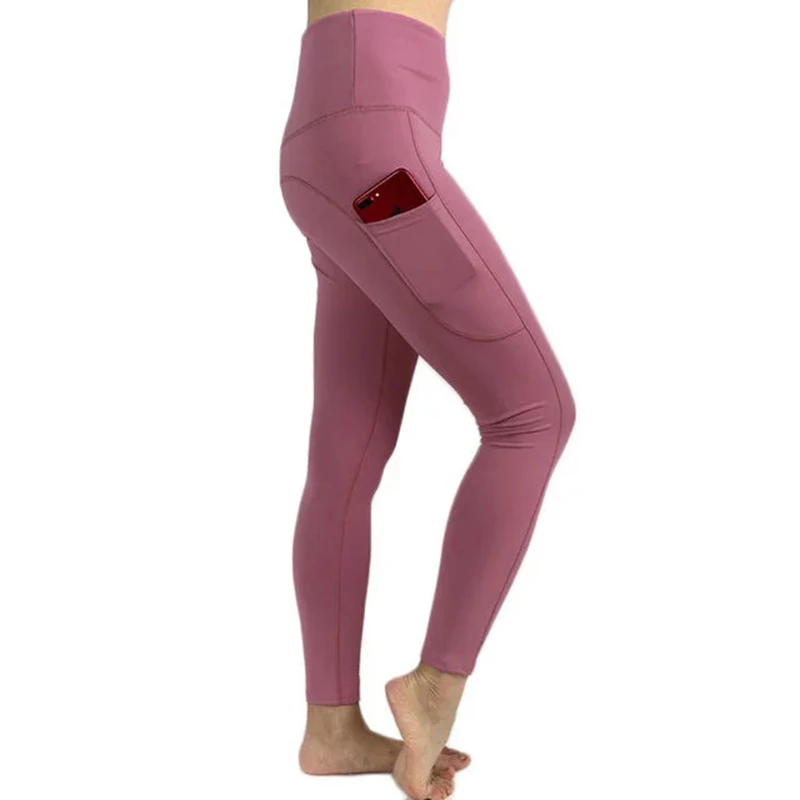 

Women's Tummy Control Running Workout Sports Slimming Activewear High Waist Bodyshaping Leggings with Pockets