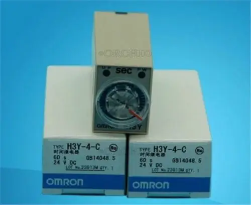 

2PCS Timer H3y-4-C 24Vdc OM+ Plc Industry Plc Module Industrial Industri R