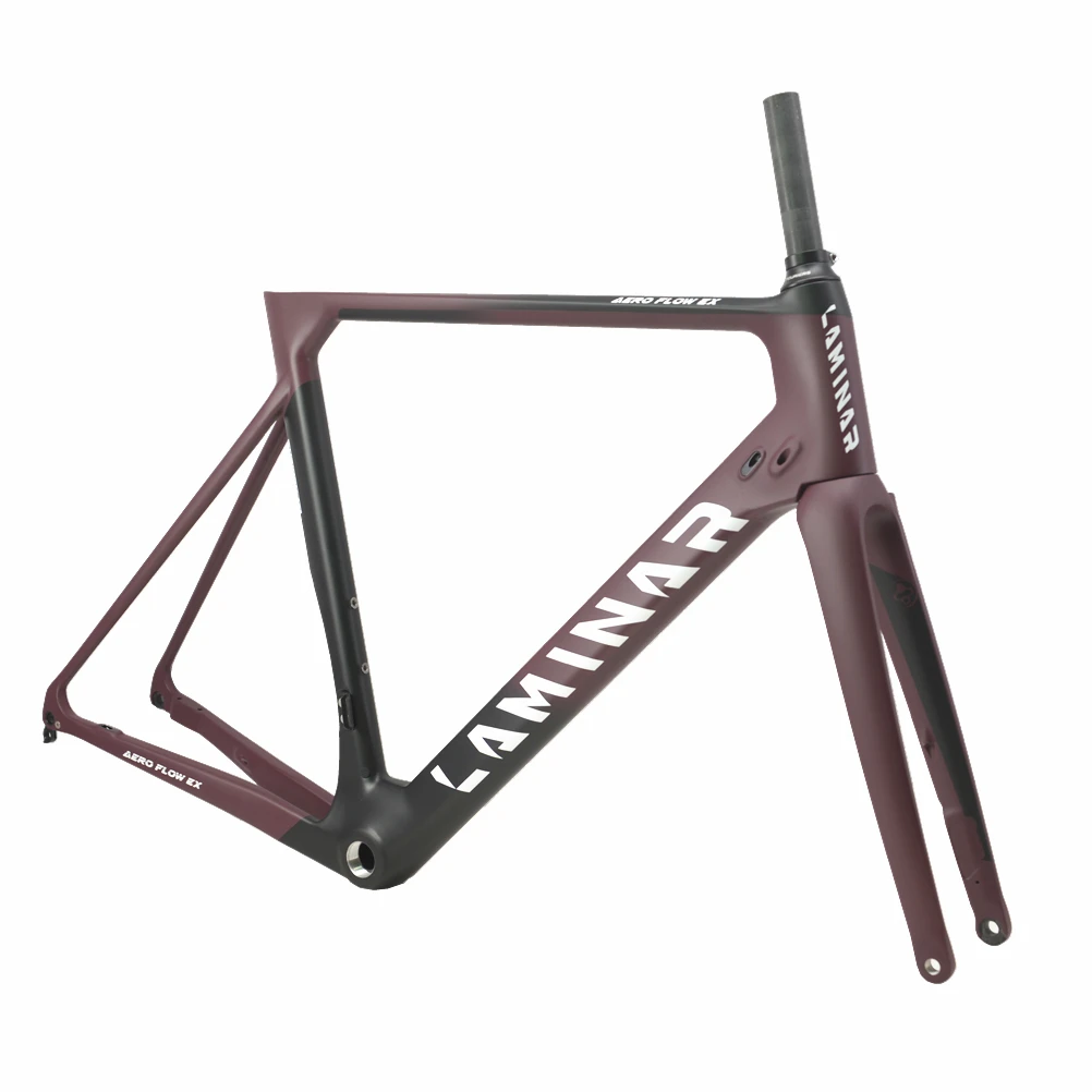Discount LAMINAR AERO FLOW High rigidity Carbon fiber Disc brake ROAD Frame UCI Authentication 6