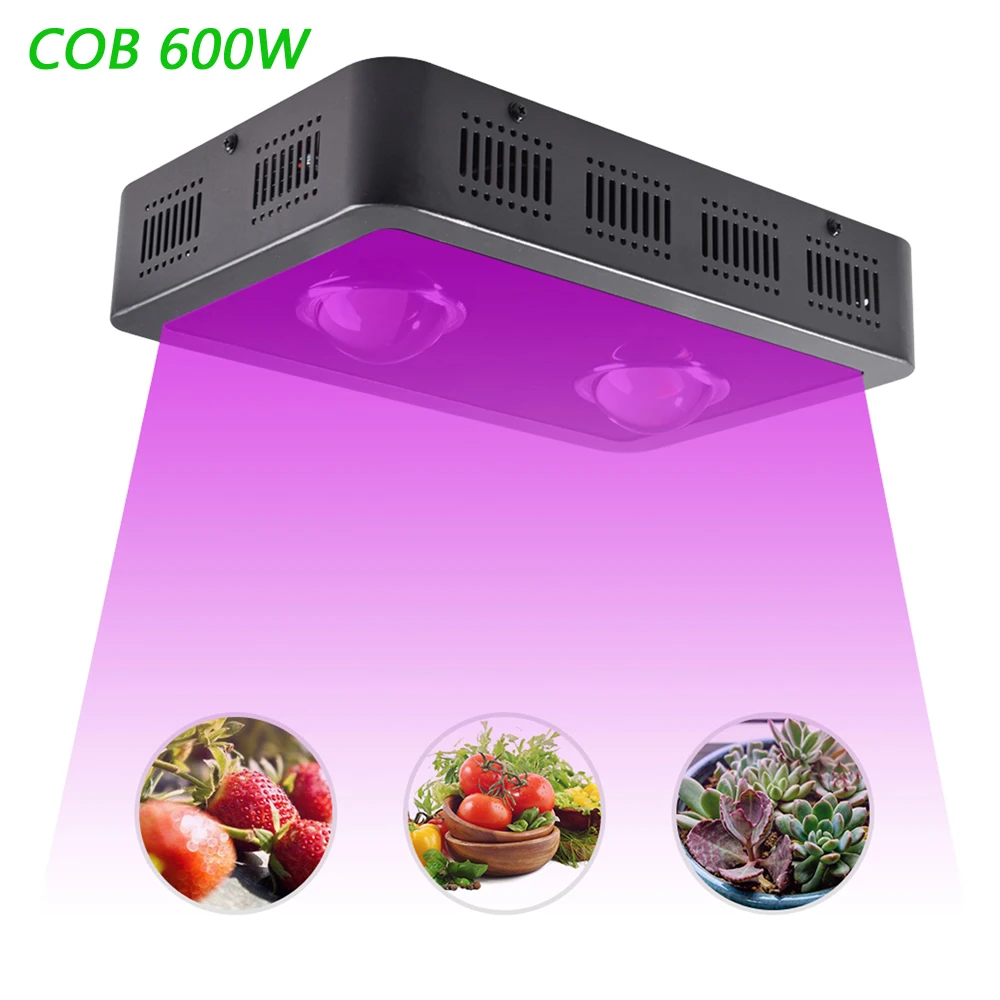 

New Full Spectrum 600W AC85~265V High PAR COB LED Grow Light 410-730nm 6000lm for Indoor Plants and Flower Greenhouse Grow Tent