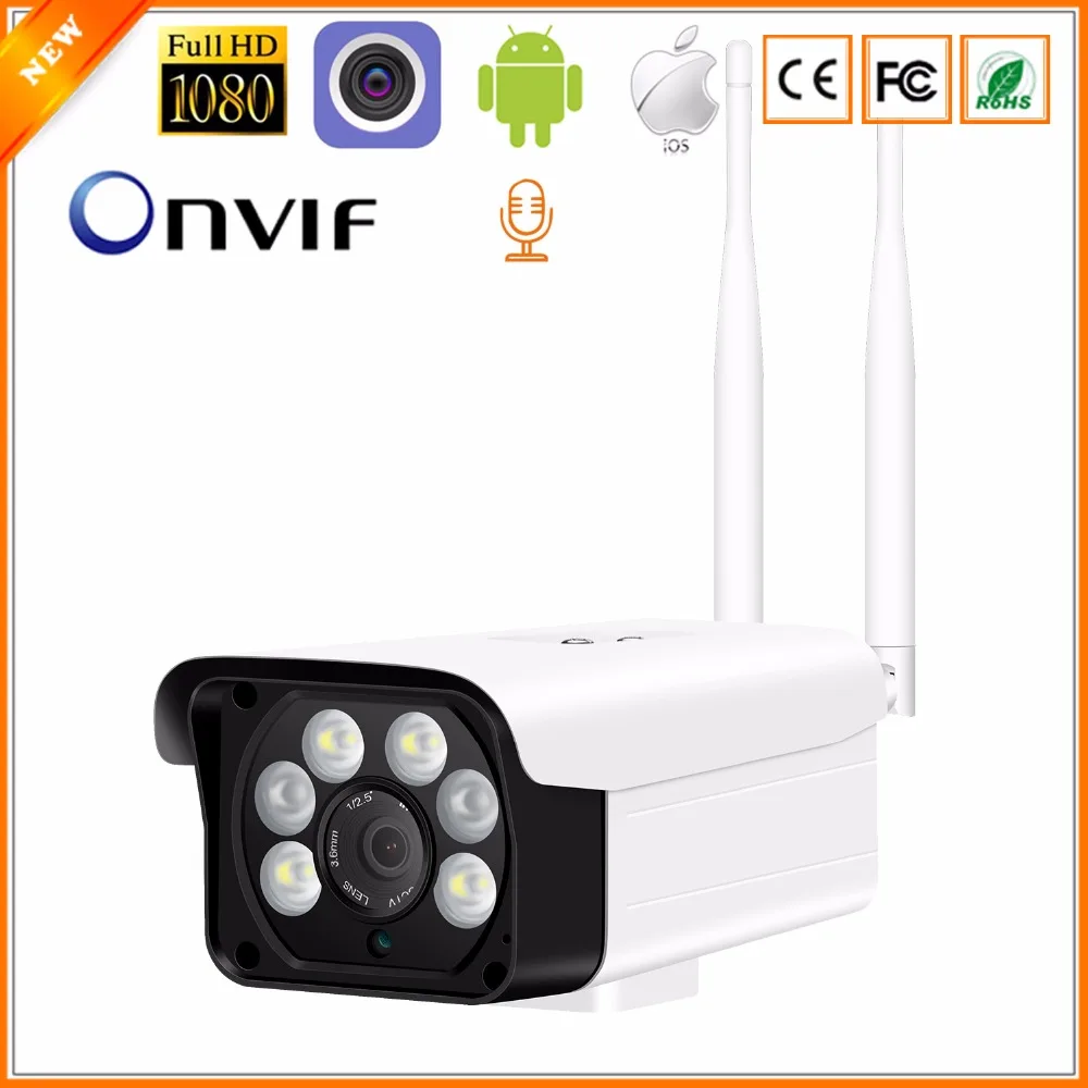

BESDER Dual Light Source 1080P Wifi Ip CCTV Security Camera 2MP Wireless Ip Camera Bullet Outdoor Support SD Card Two Way Audio