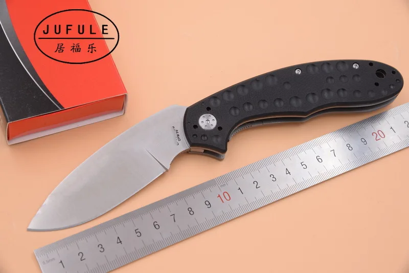 

JUFULE Made C151 Schempp Tuff 3V Blade Titanium G10 handle Folding Outdoor Survival fruit EDC Tool camping hunting Kitchen Knife