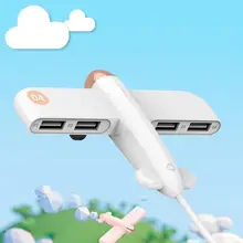 Usb-концентратор креативный авиационный разветвитель один для четырех USB разветвитель Usb кабель для передачи данных концентратор Usb расширитель данных профессиональный