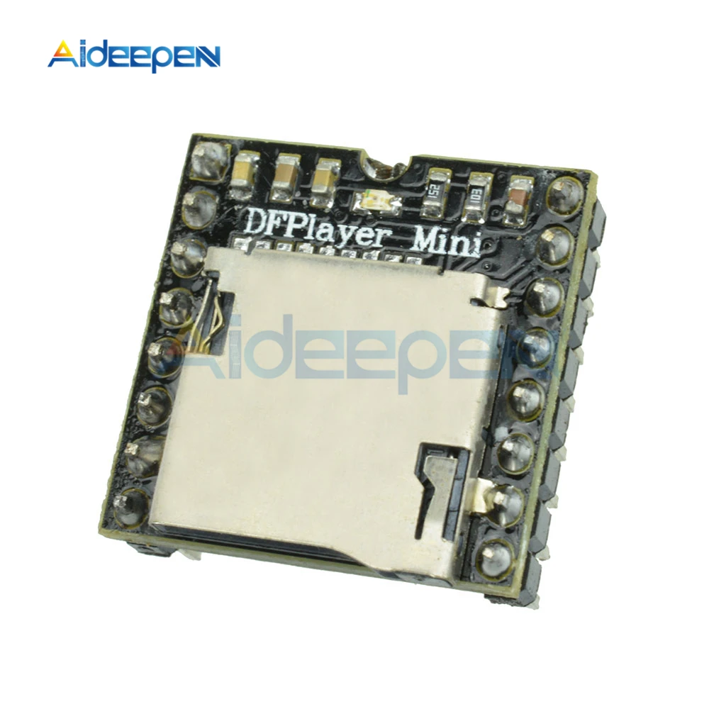 

DFPlayer Mini MP3 Player Module MP3 Voice Decode Board Supporting TF Card U-Disk IO/Serial Port/AD For Arduino