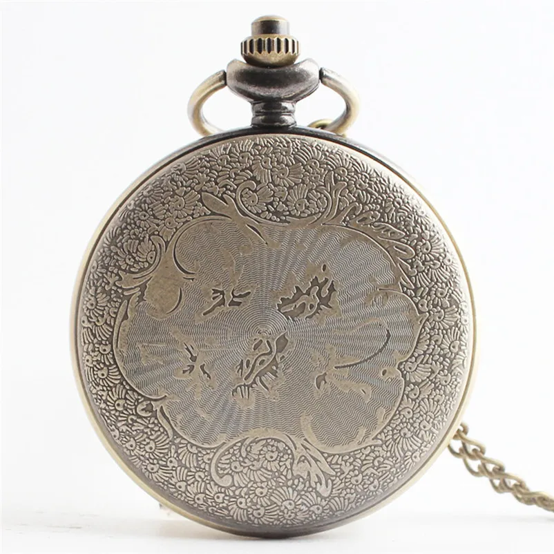 Mechanical Pocket Watches With Chain Men Vintage Chain Retro The Greatest Pocket Watch Necklace For Grandpa Dad Gifts 3M28#N (5)