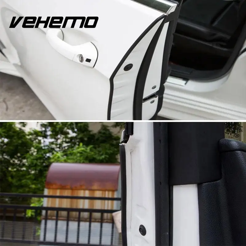 

5M Car Auto Door Rubber Edge Protector Sealing Strip Seal With Adhesive Car Styling Scratch Protector 2 Color