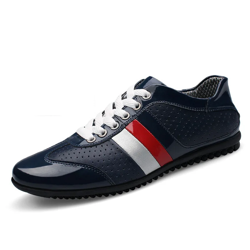 

plus size men genuine leather summer shoes breathable hole flat lace up boots oxfords male business office home dress footwear