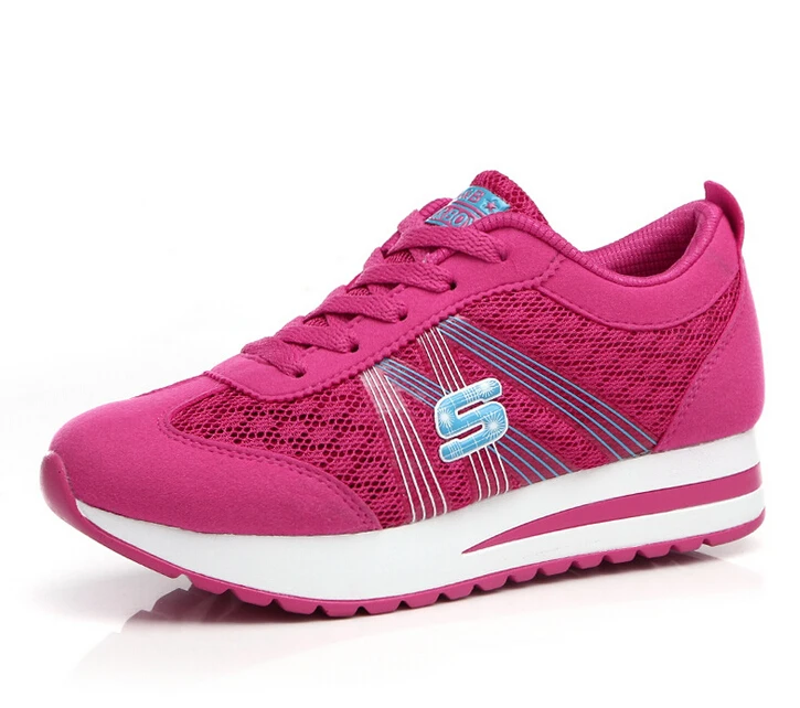 

Free shipping 2017spring and summer shoes women Trainers mesh Sport casual shoes Walking shoes for women flats  shoes Breathable
