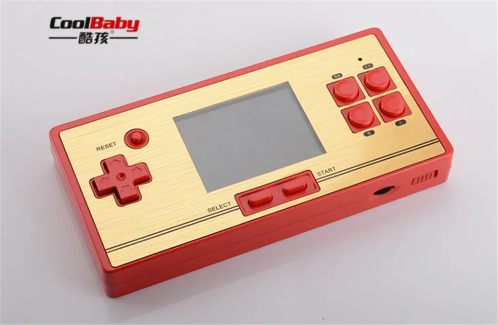 Coolbaby RS 20 встроенный 600 различных игр 2 6 дюймовый экран детская игра 8 бит ручной