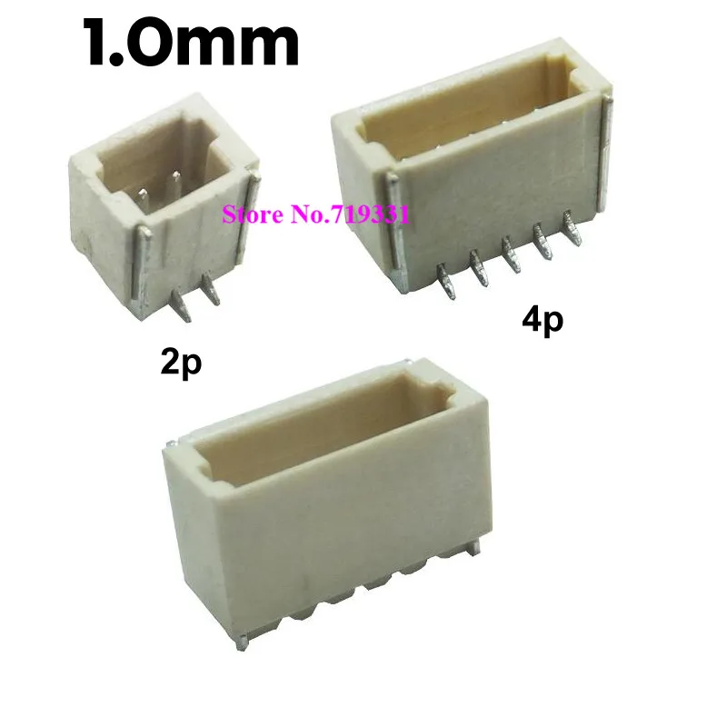 

10pcs SH 1.0mm Vertical Connector SMD Socket 1.0mm Plug SH Pitch Pin Header 2p 3p 4p 6p 7Pin 14p
