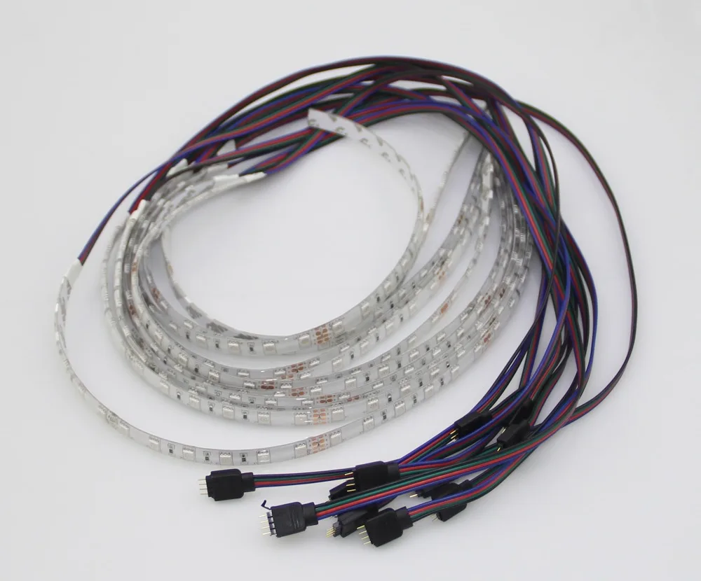 10 шт./лот Новое поступление Водонепроницаемая IP65 5050 SMD 0 4 м 24 светодиода 5 30