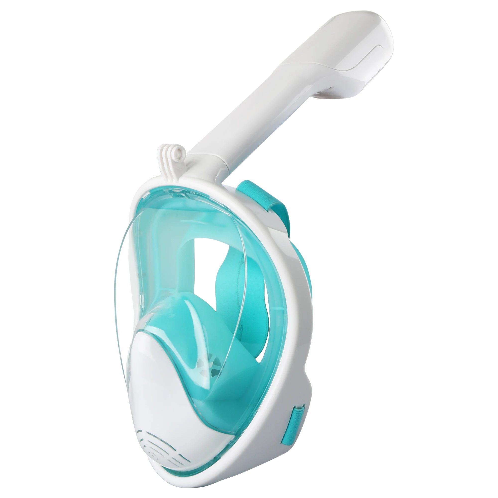 

Adjustable Strap Underwater Anti Fog Diving Mask Snorkel Swimming Training Wide View Area Breathable Full Face Snorkeling Mask