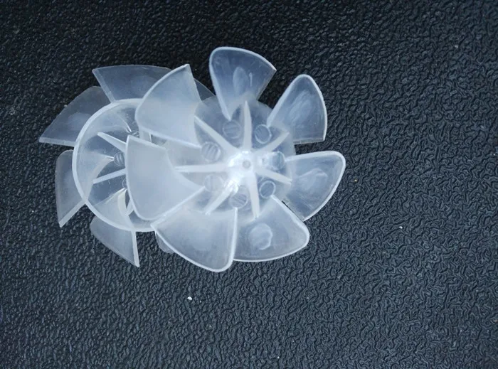 1.7mm Hole 55mm Plastic Fan Blade for Small Power Household Blower