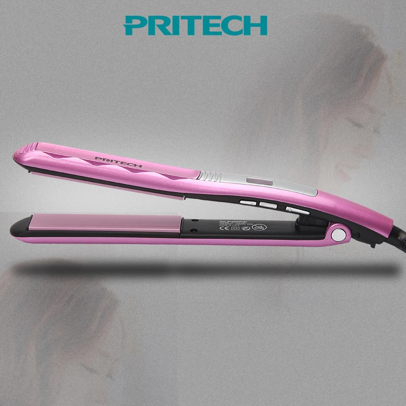 Профессиональный Выпрямитель для волос PRITECH 100 240 в цифровой плоский утюжок