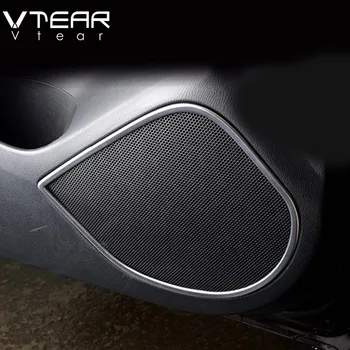 

Vtear For Mazda CX-3 CX3 Accessories Car Door Stereo Speaker Audio Sound Loudspeaker Molding Cover Kit Interior Trim 2019 2020