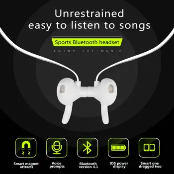 

Mini Bluetooth wireless in-ear Earphone mate 7 portable Magnetic Stereo gaming headset Remind Vibration Driver for music sports