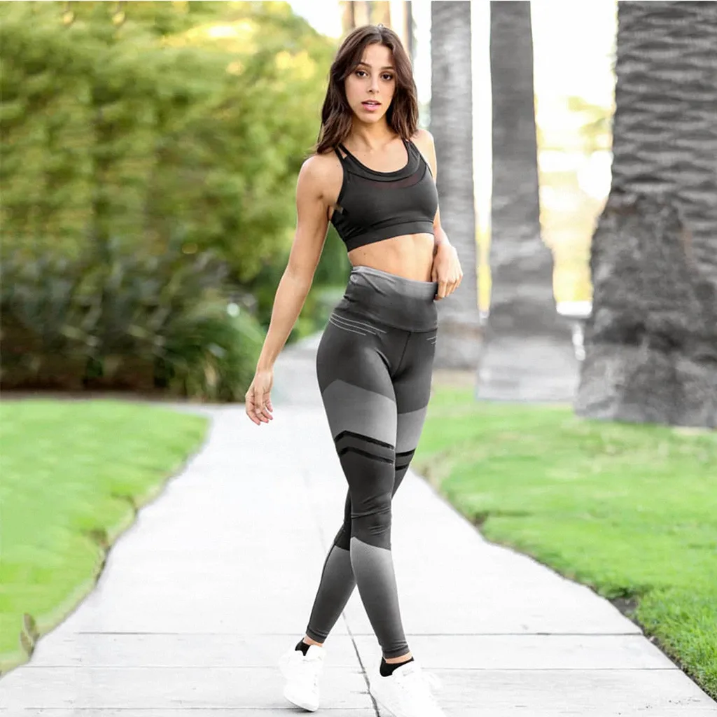 

Yoga pants womens high waist push up leggings fitness running pants pantswork breathable elastic Ladies plus size casual trouser