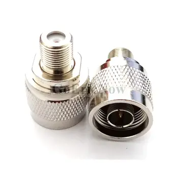 

100pcs RF Coaixl Imperial Systems F Type Female To N Type Male Jack Coax RF Connector Antenna Adapter