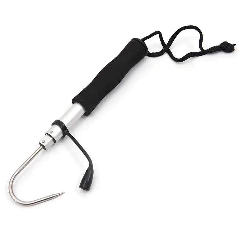 

Telescopic Stainless Ice Sea Fishing Spear Hook Fish Gaff Tackle with convenient to carry