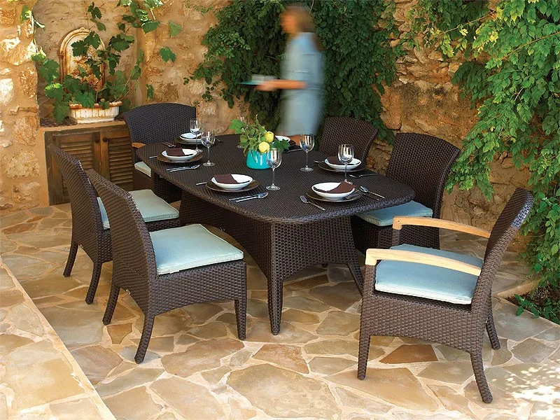 New Design All Weather Pe Rattan Modern Cheap Cafe Style Furniture
