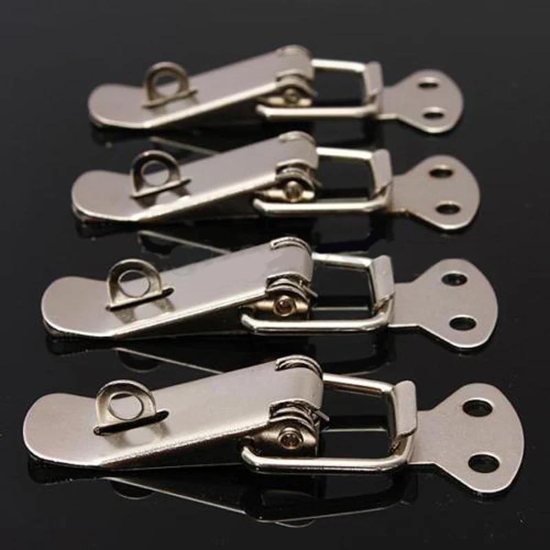 Mayitr 4Pcs Stainless Steel Spring Toggle Latch Catch Hasp Lock For