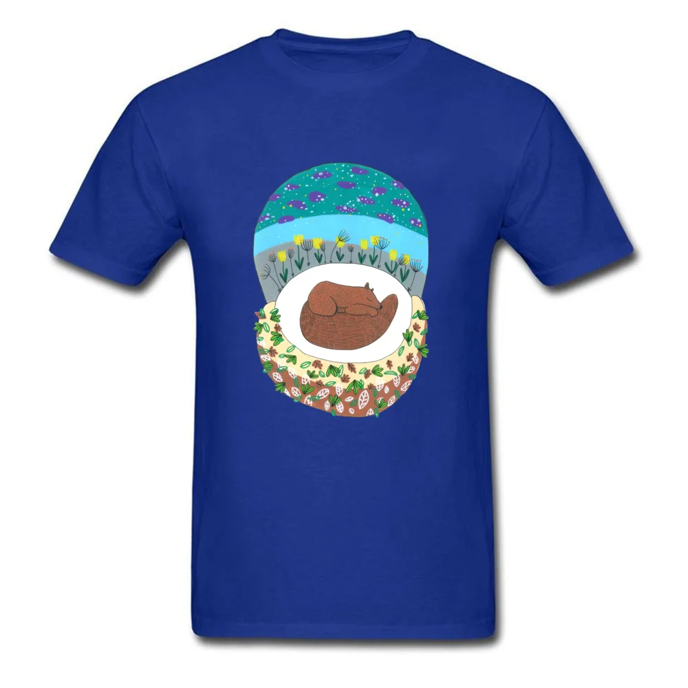 Casual Bear Under The Stars T-shirts Oversized ostern Day Short Sleeve O-Neck Tops T Shirt Pure Cotton Mens Europe T-shirts Bear Under The Stars blue