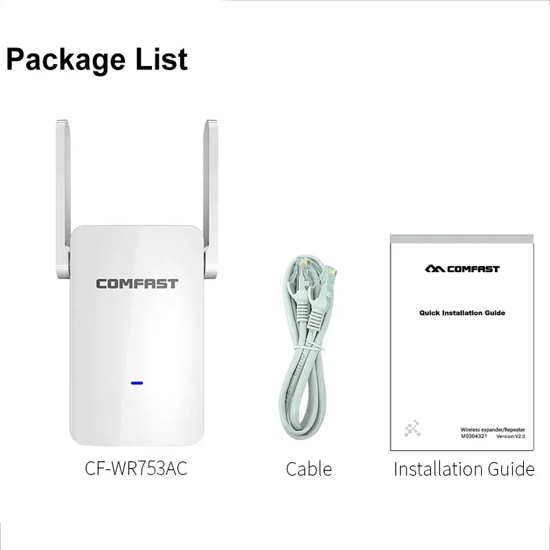 Comfast 1200 Мбит/с Wi-Fi адаптер маршрутизатор Ретранслятор двухдиапазонный 2,4 и 5,8 ГГц беспроводной WiFi диапазон wifi усилитель сигнала маршрутизатор