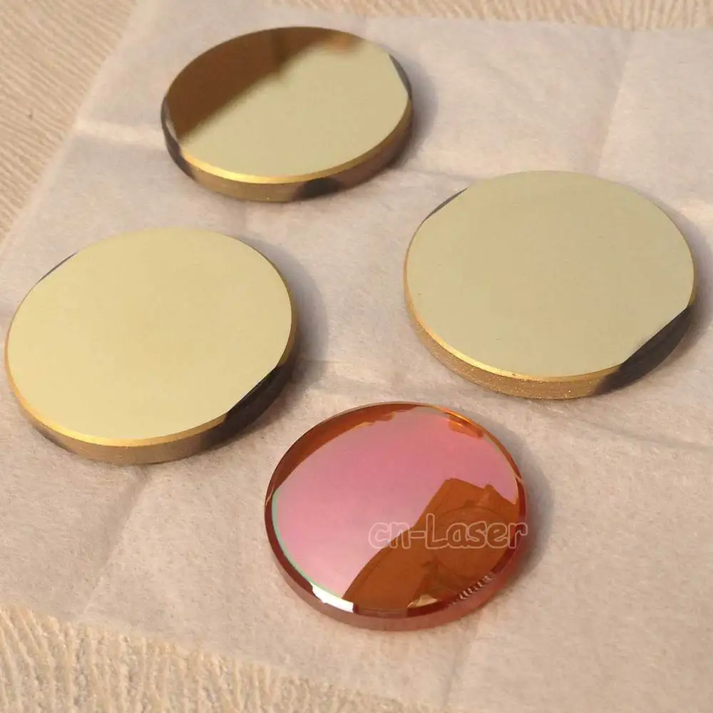 3pcs Si Mirrors 20mm + 1 Znse Lens Diameter 19mm FL 50.8mm for CO2 Laser Engraver Cutter 40W-100W | Инструменты
