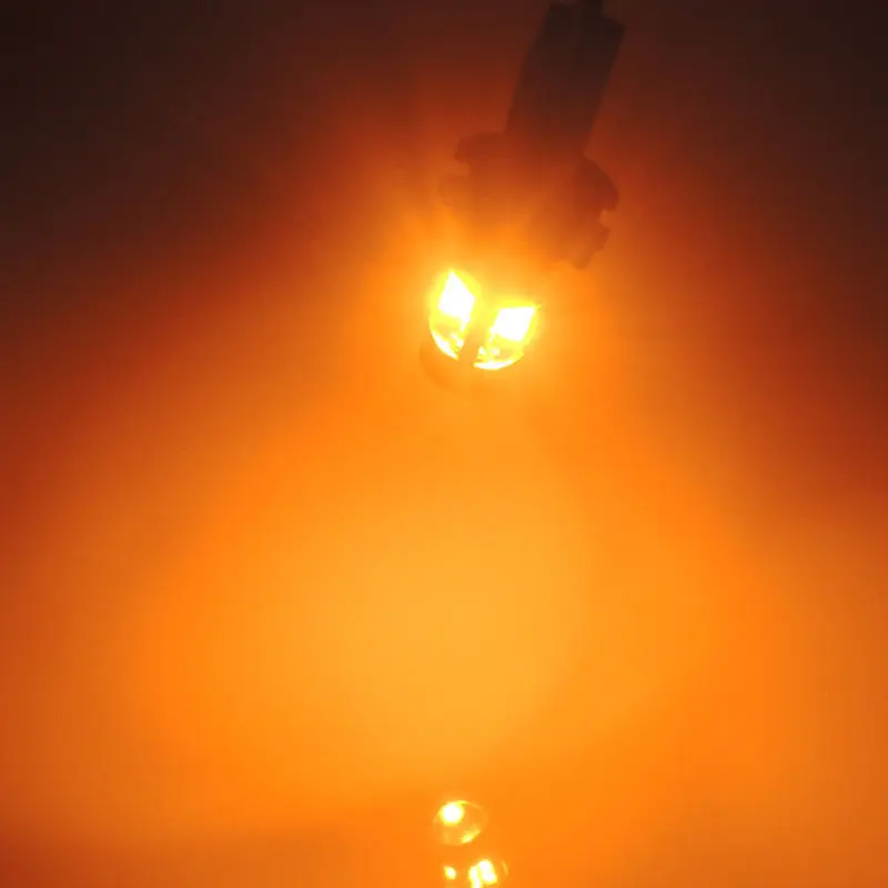 

10Pcs Amber Car Position Parking City Signal Lights T10 168 194 2825 LED Bulb For Most Of Cars
