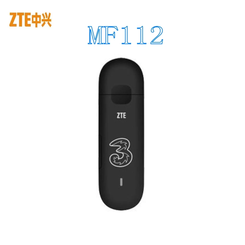 Разблокированный беспроводной модем ZTE MF112 7 2 Мбит/с 3g HSDPA/UMTS: 850/1900/2100 МГц pk e173 e1750 |