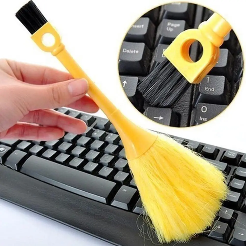 

1Pc Portable Mini Brush Keyboard Desk Top Bookcase Dust Remove Broom Cleaning Tool