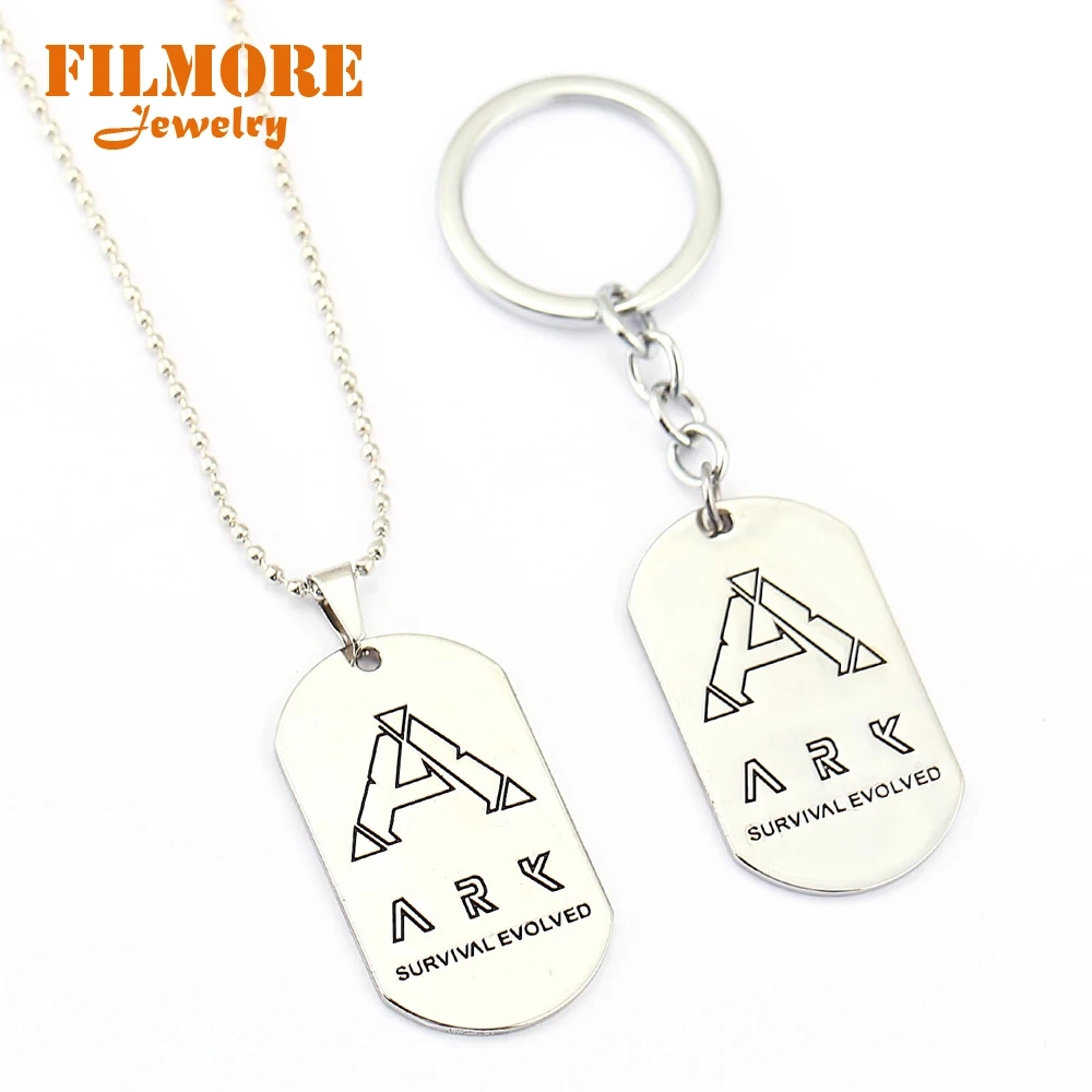 Game Series ARK Survival Evolved Men Stainless Steel Necklace Fashion