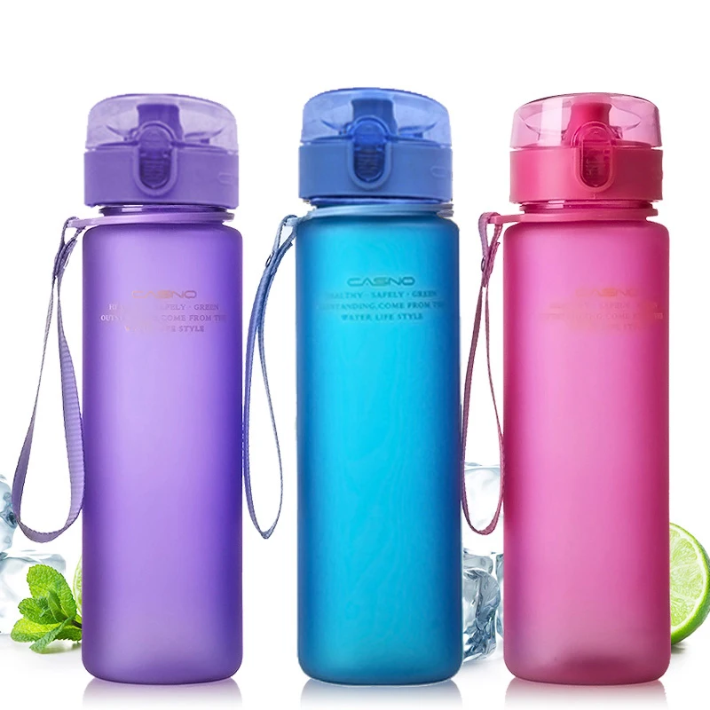 Бутылка для воды 400 мл 560 мл BPA бесплатно герметичность Спортивная бутылка для воды для езды на велосипеде Езда на велосипеде путешествия