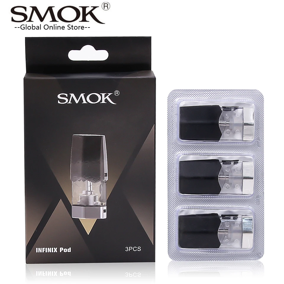 3 шт./лот SMOK Infinix Pod 1.4ohm 2 мл емкость электронная сигарета распылитель для