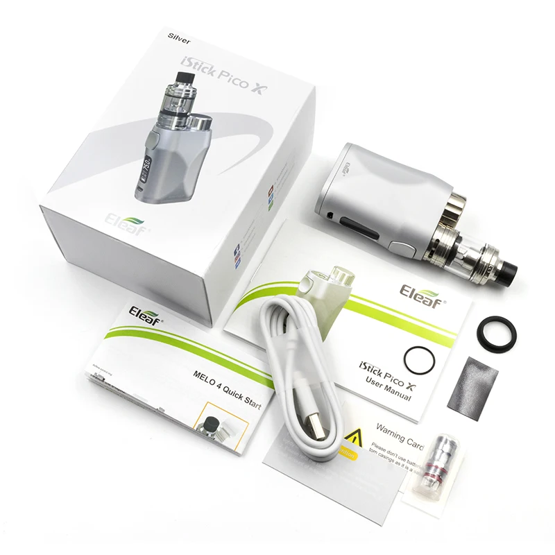 Eleaf iStick Pico X Vape Kit 75 Вт Box MOD 2 мл MELO 4 атомайзер электронная сигарета испаритель EC M