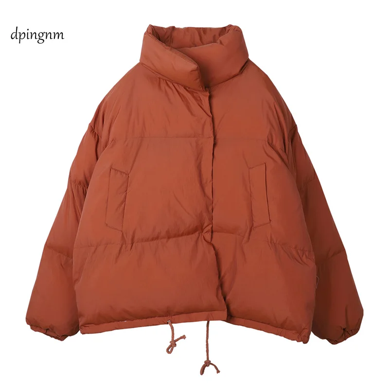 

2019 quilting bomber jacket women spring jacket coat long sleeve winter jacket cotton-padded pink outwearsjacket