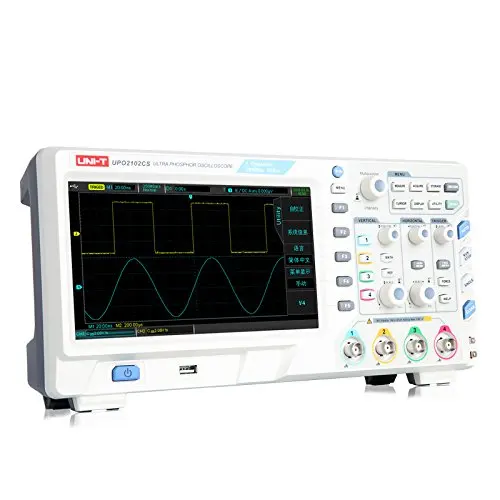 Фосфорный цифровой осциллограф UNI T UPO2102CS 2 канала 100 МГц 1Gs/s USB хост|Осциллографы| |